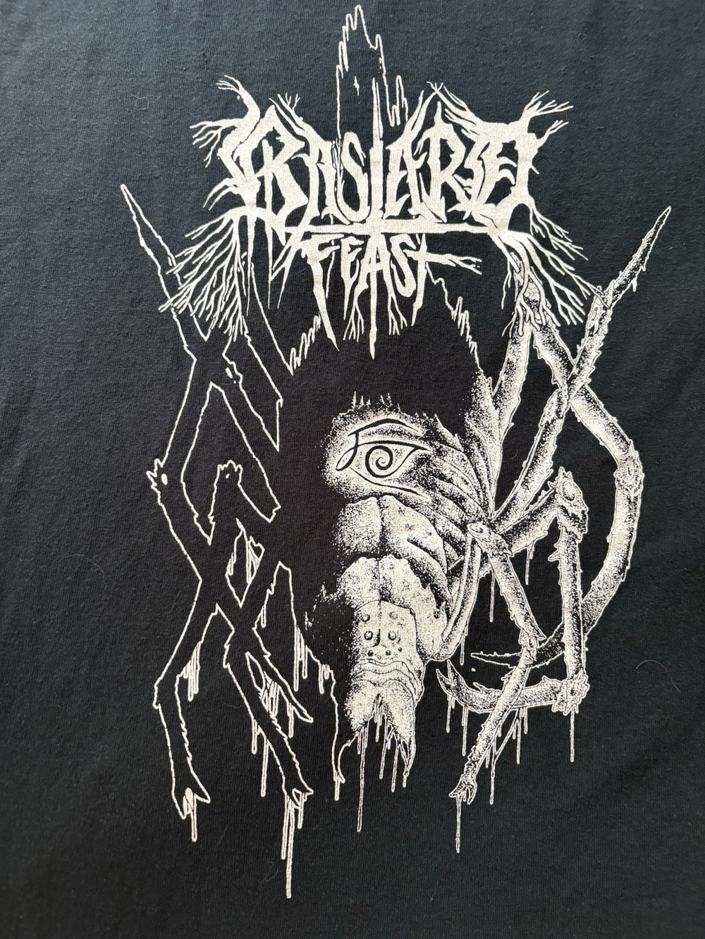 Bastard Feast Death Metal Band Merch Black T Shirt Men's Sz Sm Portland, OR RARE